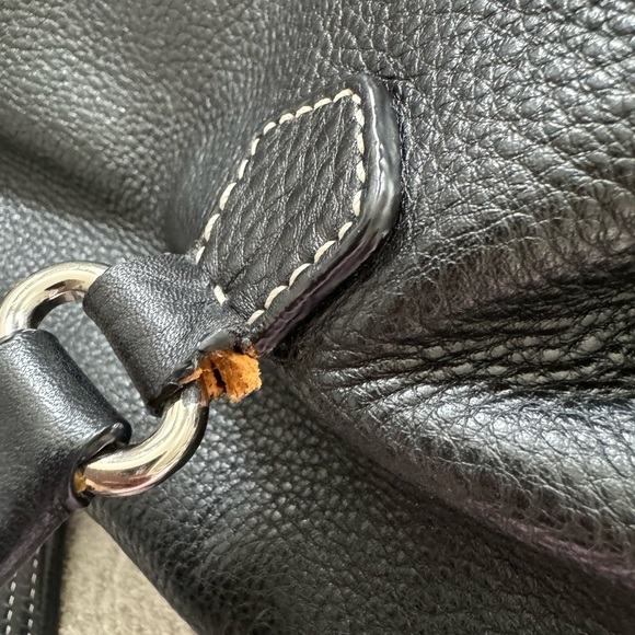 Vintage Prada black Leather Shoulder Handbag - Picture 14 of 14